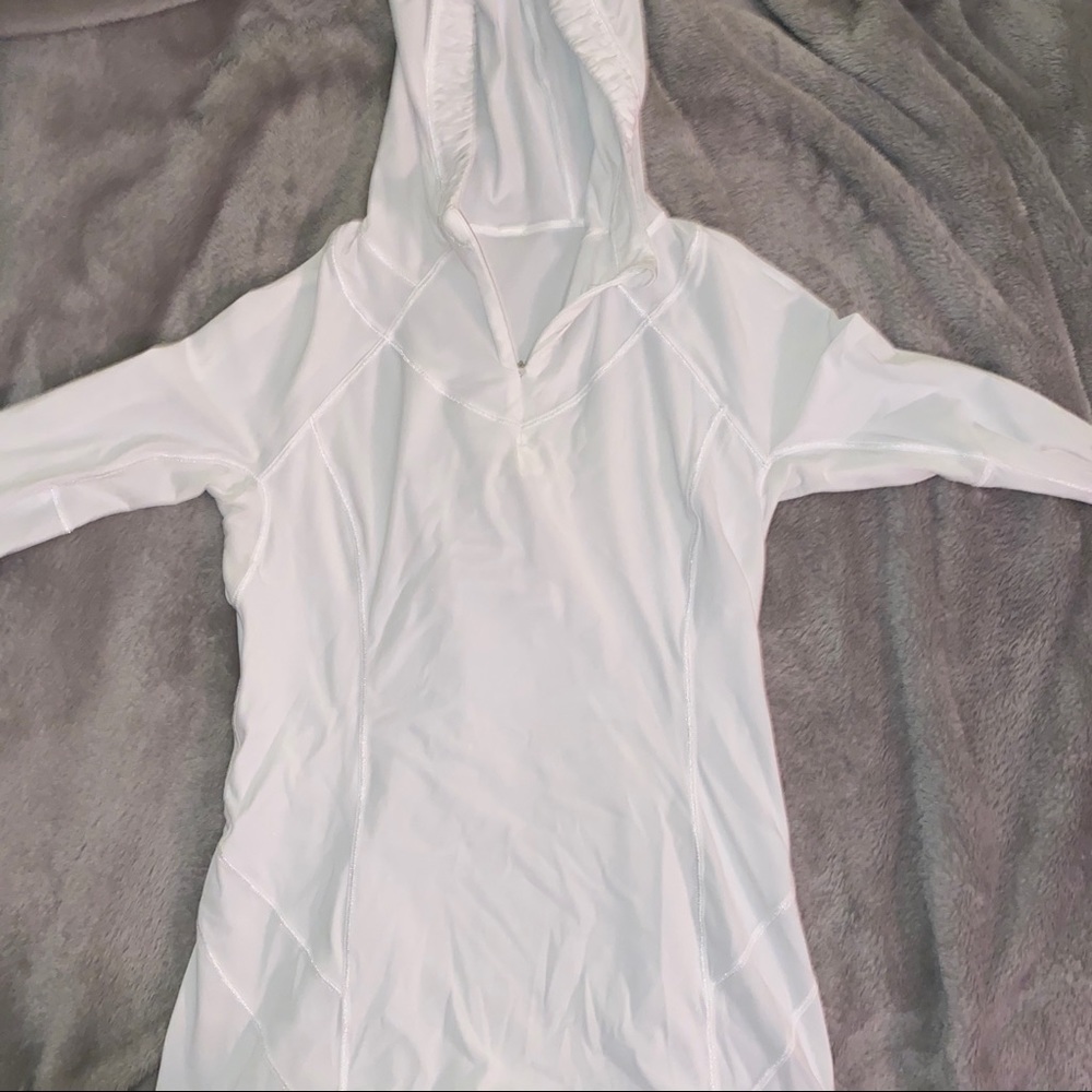 lululemon white quarter zip